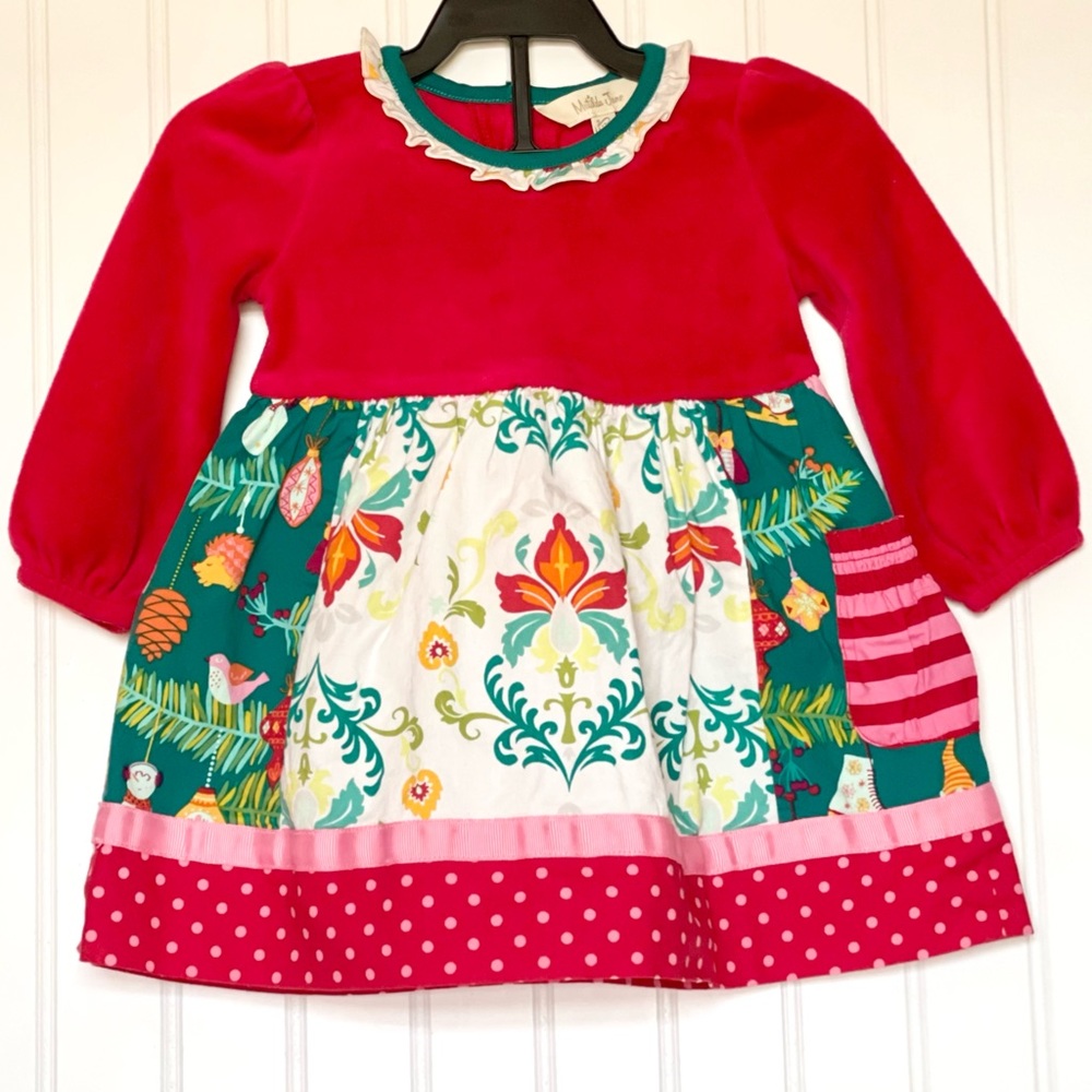 Matilda Jane Christmas Dress - Sz 6-12M